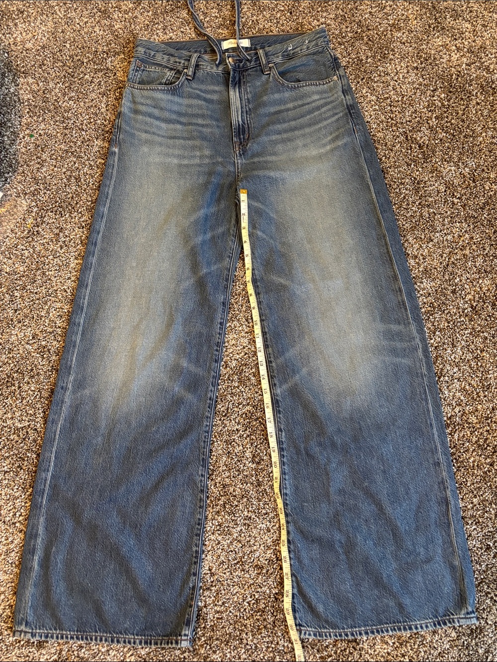 Madewell ultimate wide leg Jeans in Washed Blue